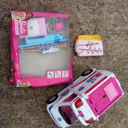 Barbie Ambulance+Doll+Lego 13.00