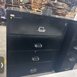 Fireproof FireKing Metal Filing Cabinets Storage Organizer  Medical 