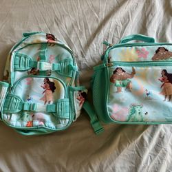 Pottery Barn Kids Moana Toddler Backpack and Lunchbox