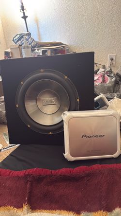 1 12s subwoofer and amp