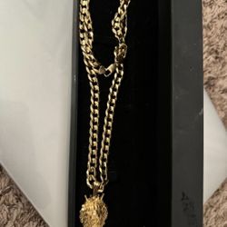 14k Gold Necklace And Pendant 