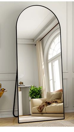 65x24 Arched Mirror Brand New Black