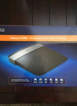 Linksys E2500 dual band router