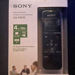 Sony PX370 Voice Recorder