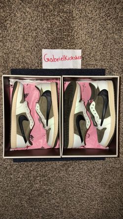 Jordan 1 Low Travis Scott Medium Olive