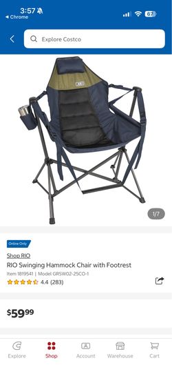 2 Rio Hammock Swing Chairs