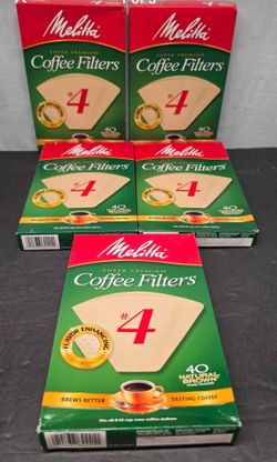 Coffee Filters #4 cone melitta suoer premium X5
