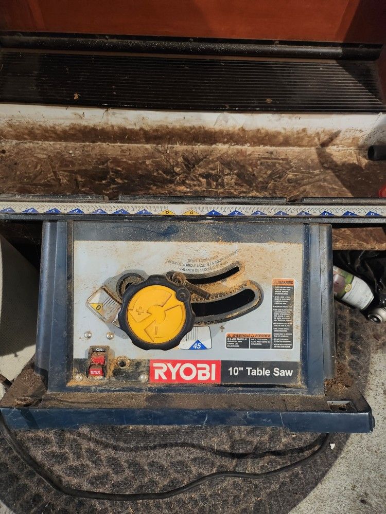 Ryobi 10 Inch Table Saw