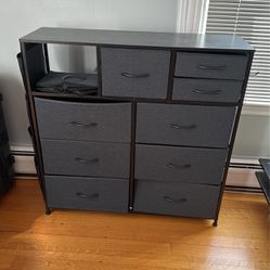 Black Dresser / Drawer / Cupboard 