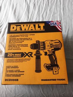 Brand new Dewalt 20 volt brushless XR hammer drill tool only