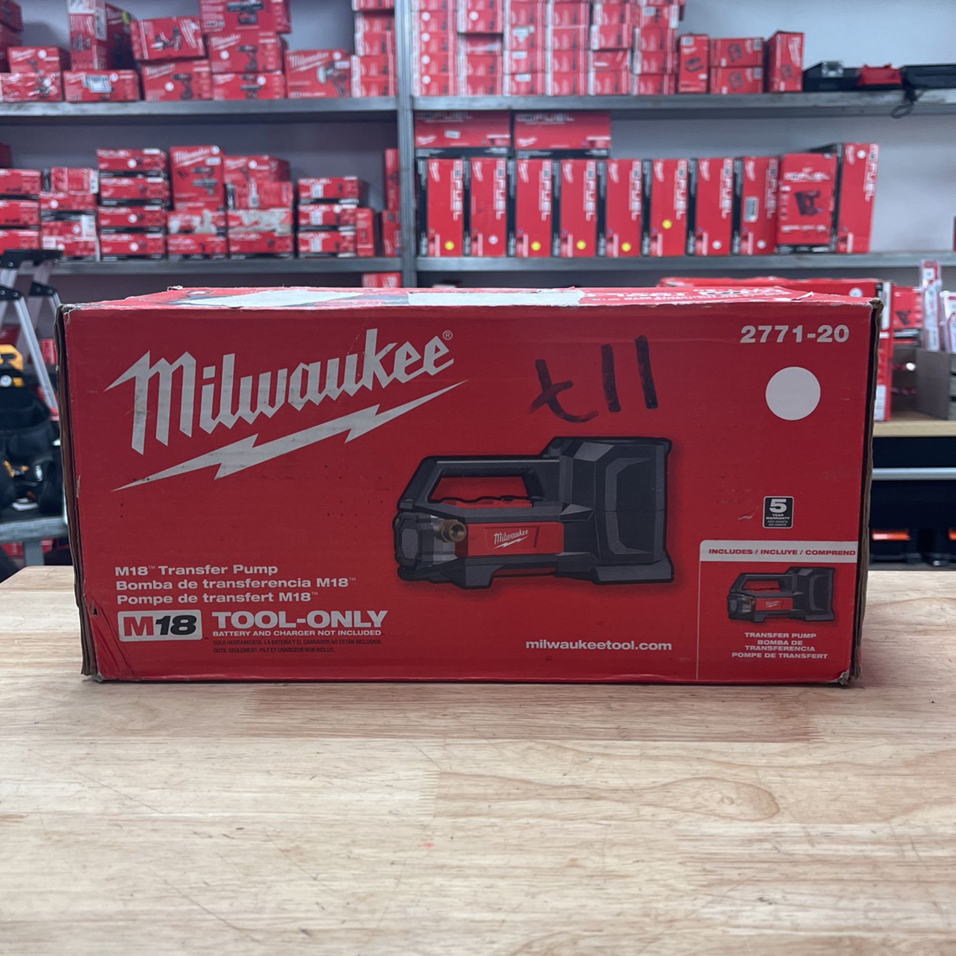 Milwaukee M18 18-Volt 1/4 HP Lithium-Ion Cordless Transfer Pump (Tool Only)