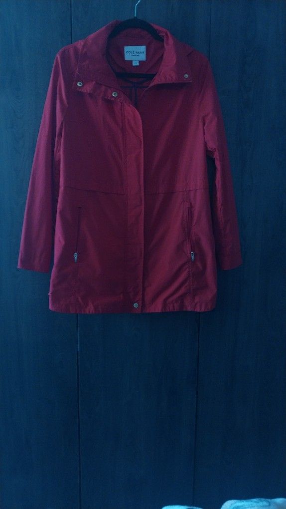 Red Rain Jacket