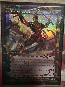 Deadpool Party Foil secret Lair MTG
