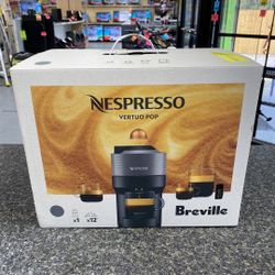 Breville BNV120DGR1BUC1 Nespresso Vertuo Pop Coffee and Espresso Maker - Dark Grey (LNIB) TPW011705