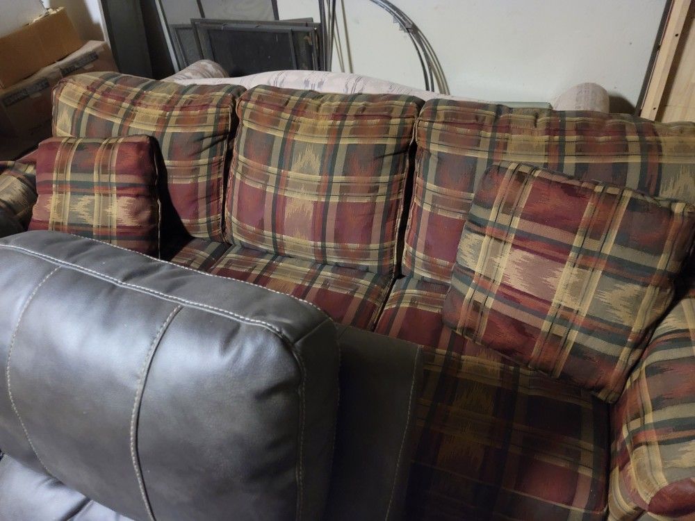 2 Fabric Sofas $100 Each. Pickup In Riverbank