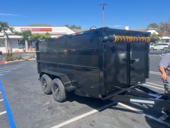 Diamond wall dump trailer 12 ft ! 2027 💎
