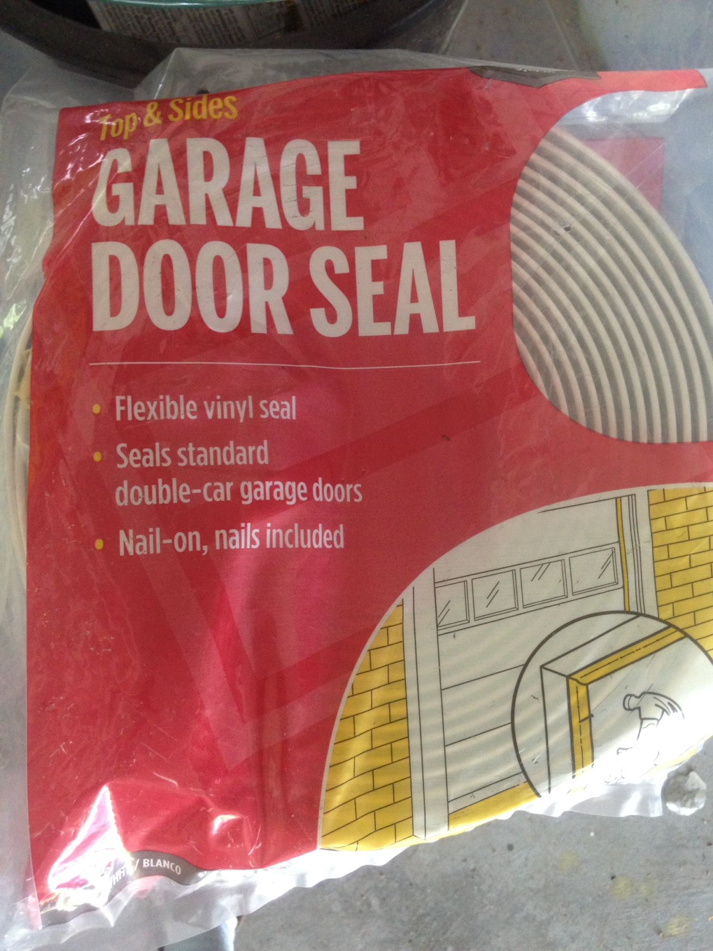Garage door seal