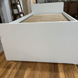 IKEA Twin Bed Frame White  $75.00 or Best Offer 