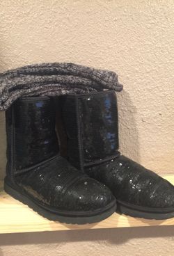 Black UGG boots