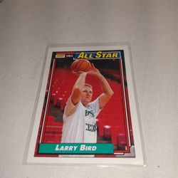92 Topps All Star Larry Bird Card Number 100