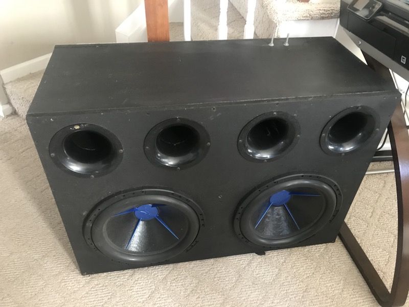 Custom built subwoofer box Power Acoustik MOFO 15’s