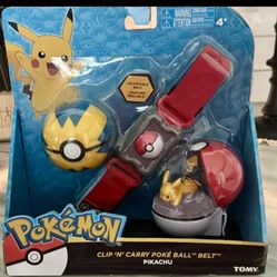 New 2017 Pokemon Clip 'N' Carry Poke Ball and Quick Ball Belt