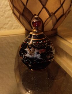 Vintage Pallini Attiki Greek Porcelain Perfume Bottle Venus Series - Missing Bottom Stopper
