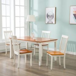 Wooden Table 4 Chairs Included - Like New 