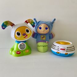 Toys  Play school Lullaby Glow Worm Fisher Price Music Box Fisher Price Dance Bow Wow 