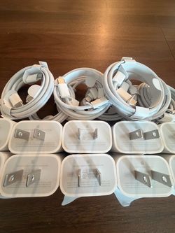 Brand New Apple 20W USB-C iPhone Power Adapter with 1 meter cable