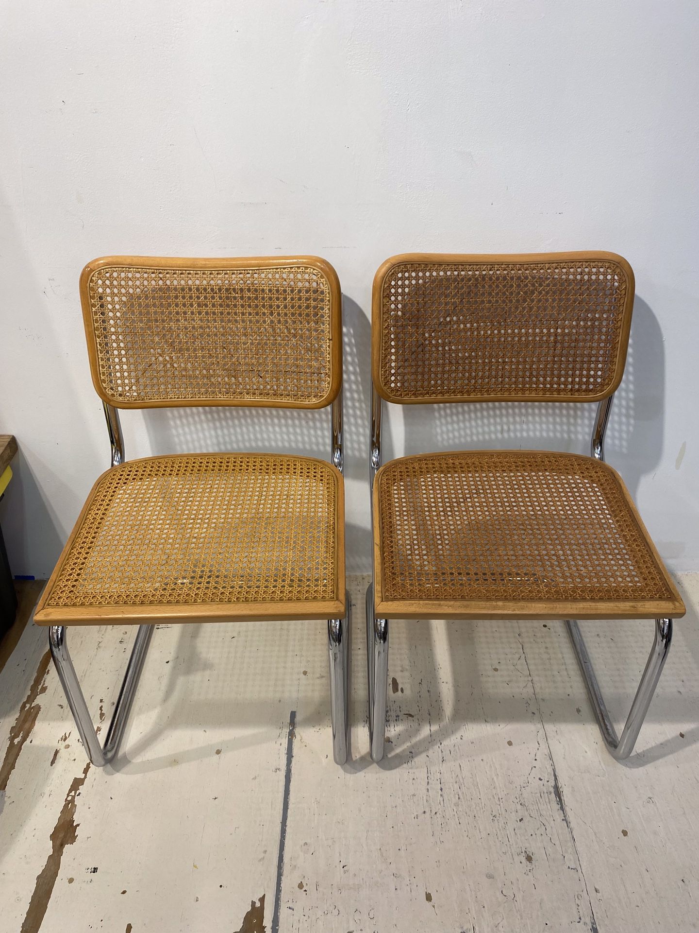 Vintage Marcel Breuer Cesca Chairs Set Of Two