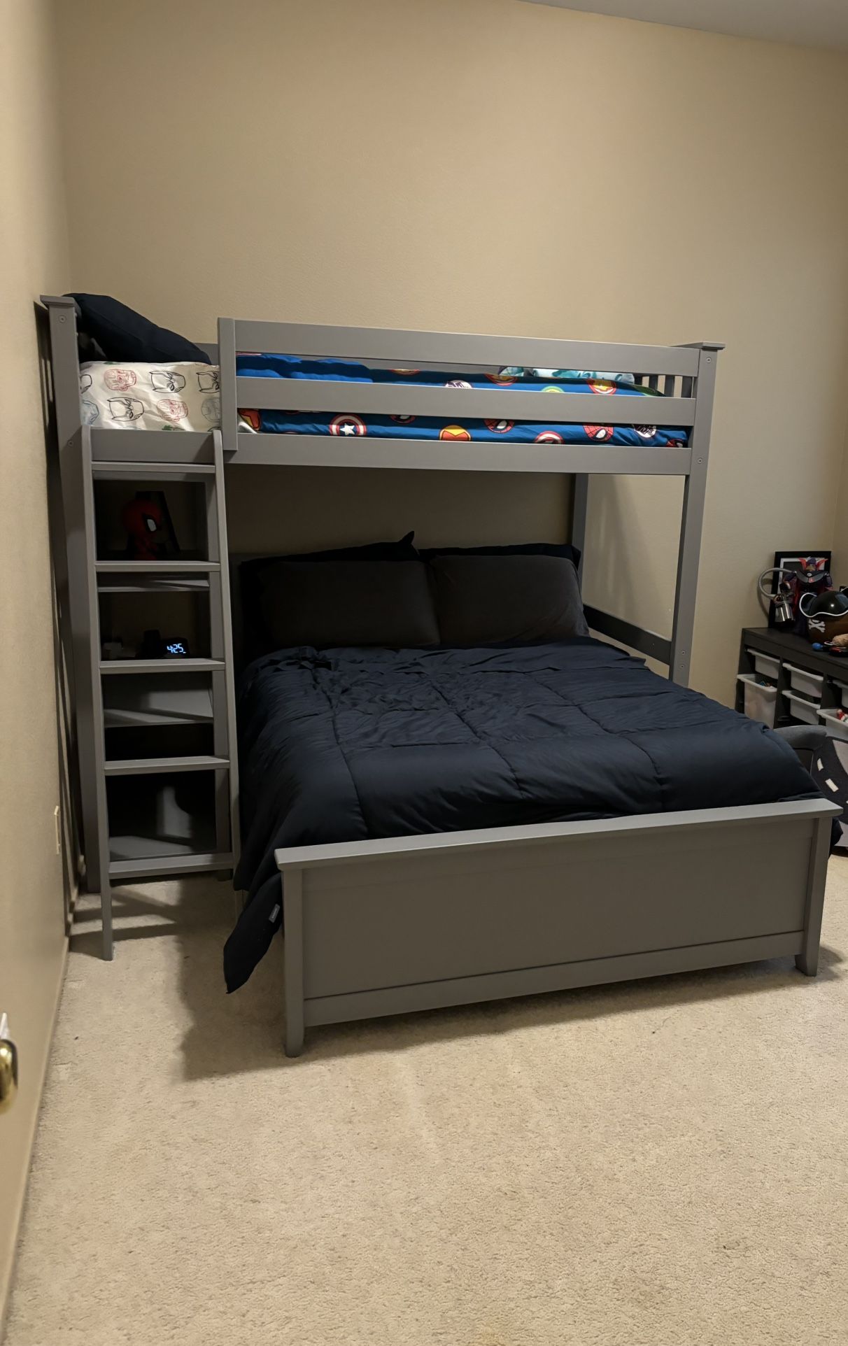 Full Over Twin Bunk Bed Frame