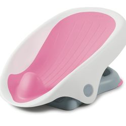 Summer Infant Clean Rinse Baby Bath Seat, Soft Support grow with me Pink