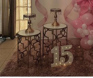 4  Tables for decoration