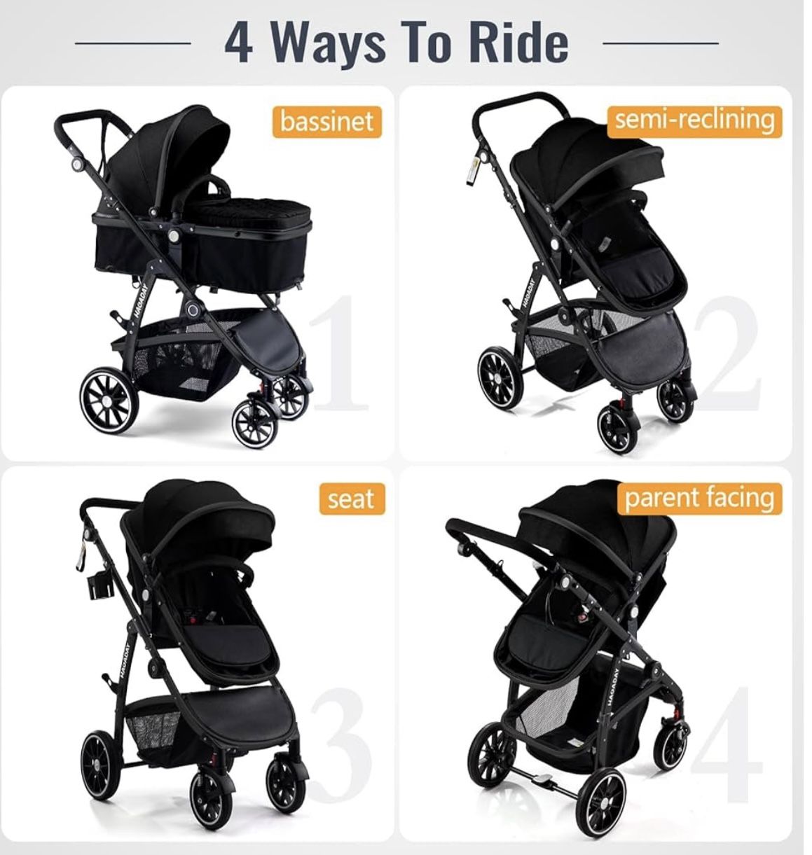 Baby Stroller Graco 2-1 Reversible