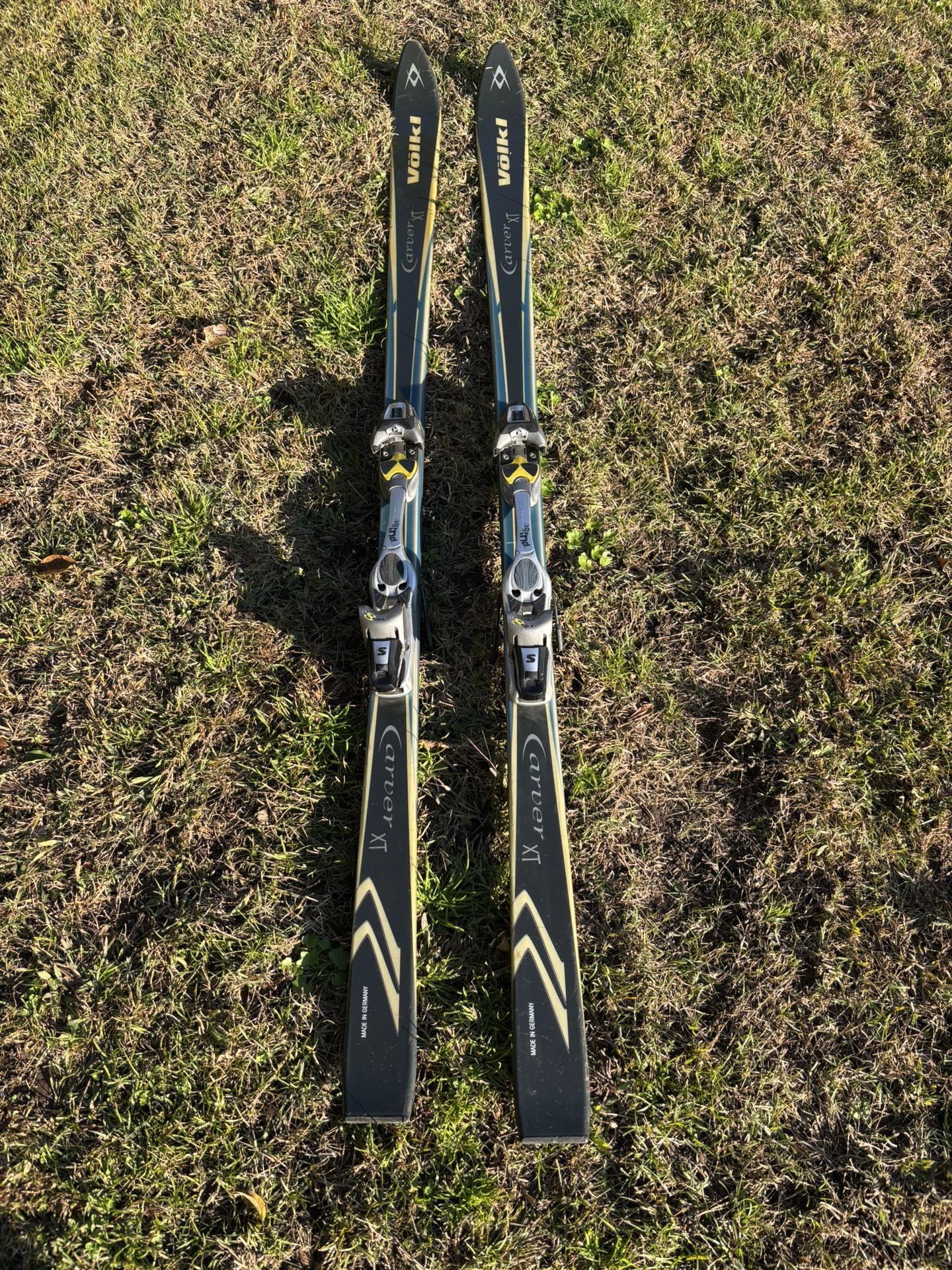 Volkl Carver XT Downhill Skis 170cm w/Salomon Bindings
