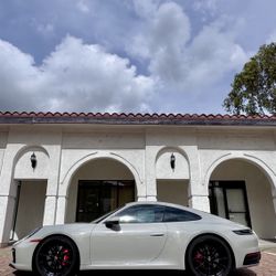 2022 Porsche 911 Carrera S (992.1) 7-Speed Manual | 3,900 Miles | Chalk | Sport Chrono | Front Axle Lift 