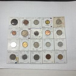 Lot of 20pcs all different countries all in 2X2’s country is listed on every 2X2 nice lot! ~(IVID#1407//OFRUP)