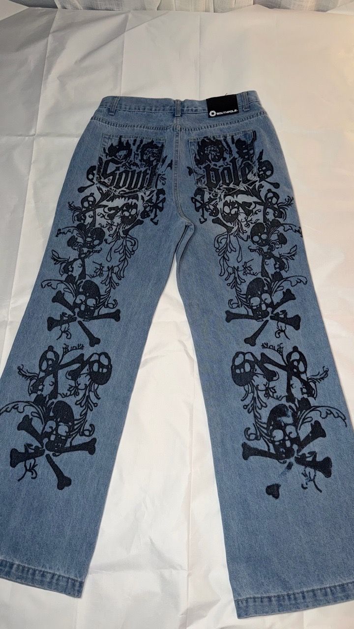 Southpole Light Wash Skull Graphic Jeans for Sale in Newport Beach, CA ...