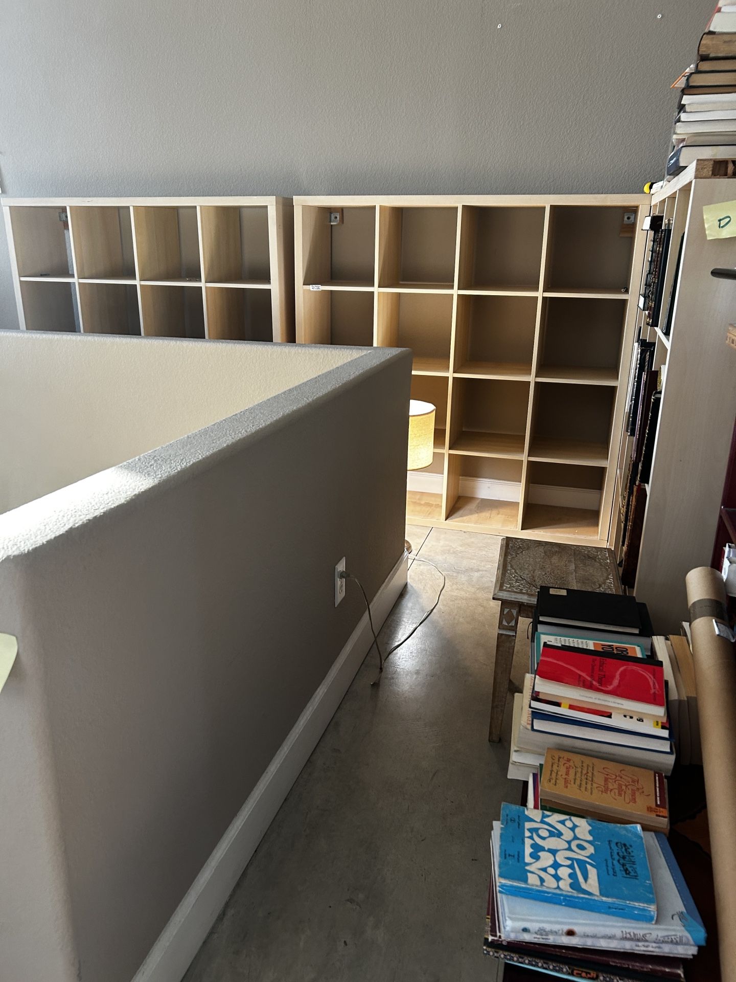 IKEA KALLAX -Shelf unit– White Stained Oak Effect.