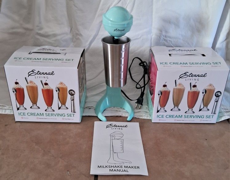 Eternal Living Milkshake Maker And Serving Set