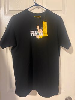 Onitsuka tiger black t shirt with tag