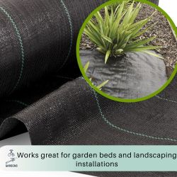 Heavy Duty Weed Barrier Fabric Landscape Fabric, Weed Barrier Garden Mat