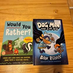 2 Dog Man Books$5