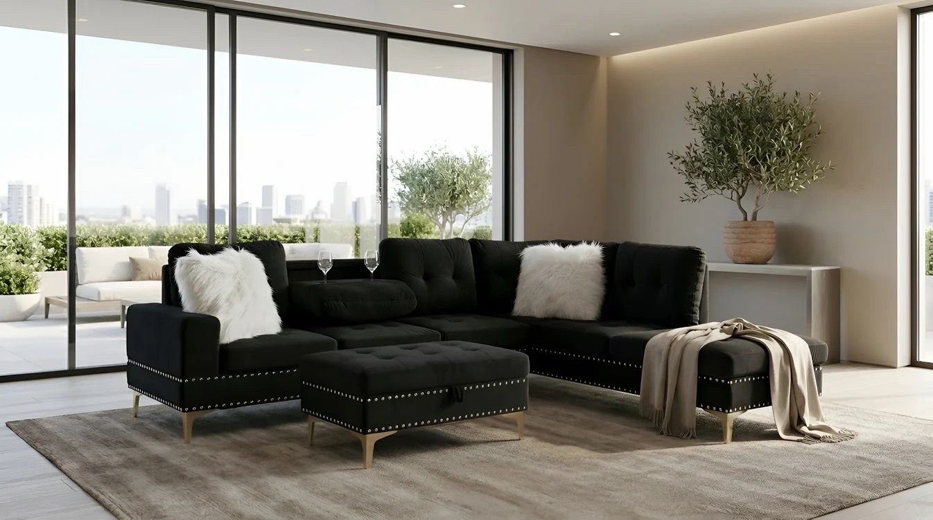 SECTIONAL BLACK 😍🔥🚛🤓📍