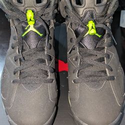 Size 12 - Jordan Retro 6 Electric Green 