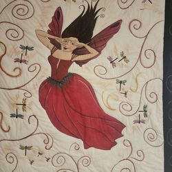 Fairie Fairy Quilt Handmade 