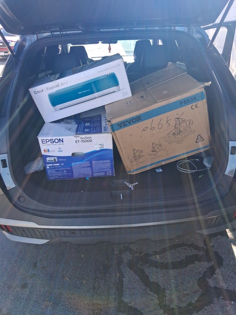 Printer Heat Press And Cricut Air 2 