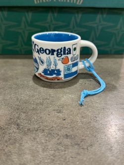 Starbucks Georgia Mini Mug Ornament Been There Series