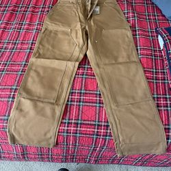 33x30 Carhartt Made In USA. Double Front